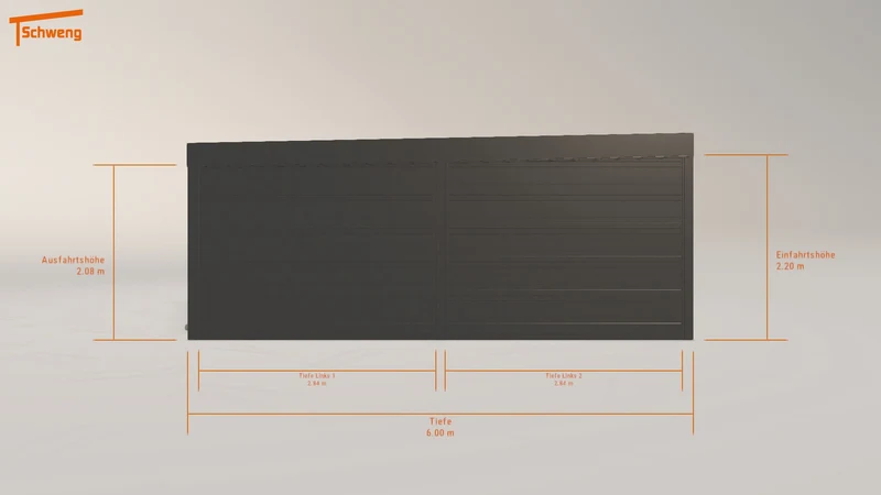#DE Schweng Flachdachcarport C600+ (ID k2gz2z) #MTG