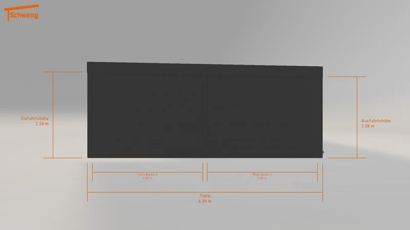 #DE Schweng Flachdachcarport C600+ (ID k2gz2z) #MTG