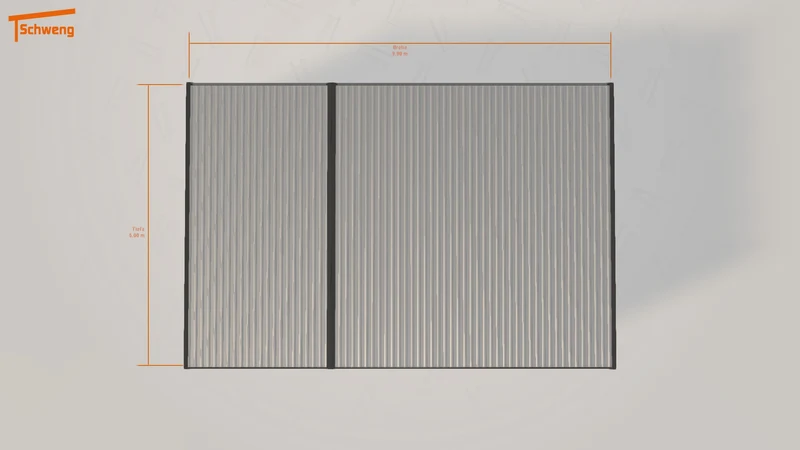 #DE Schweng Flachdachcarport C600+ (ID k2gz2z) #MTG