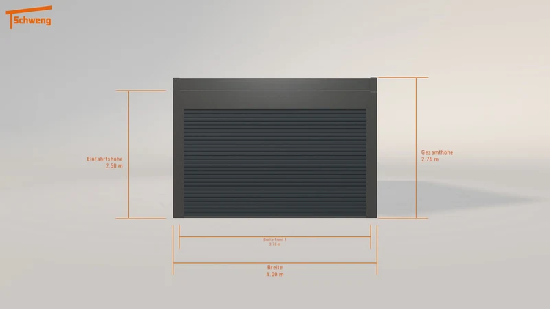 #DE Schweng Flachdachcarport C600 (ID 2qkpqv)