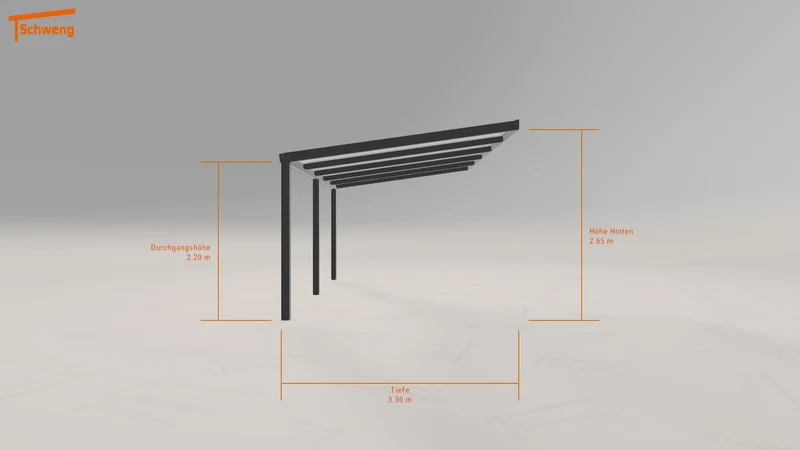 #AT Schweng Terrassenüberdachung S350 (ID 77g4kg)