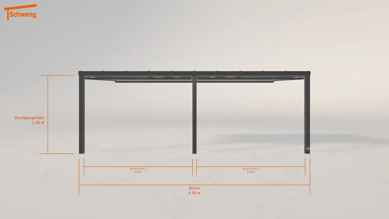 #DE Schweng Terrassenüberdachung S350 (ID 2qk7ng)