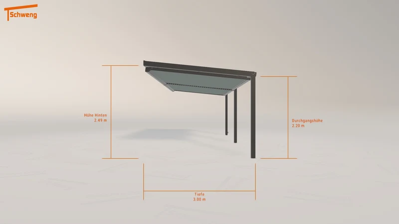 #DE Schweng Terrassenüberdachung S350 (ID 2qk7ng)