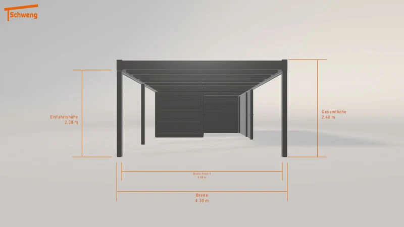 #DE Schweng Flachdachcarport C600 (ID rjk9bm) #MTG