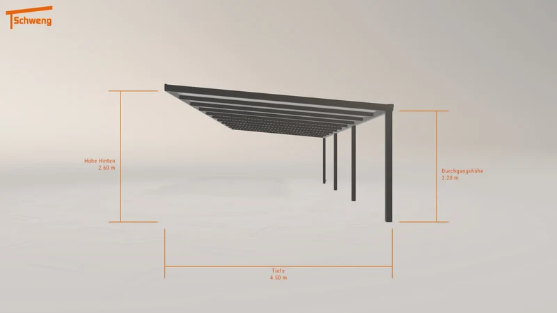 #DE Schweng Terrassenüberdachung S400 (ID rjkq9g)