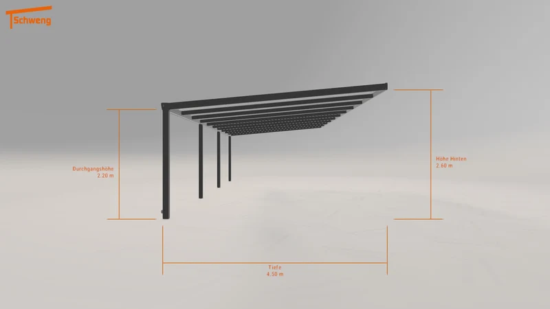 #DE Schweng Terrassenüberdachung S400 (ID rjkq9g)