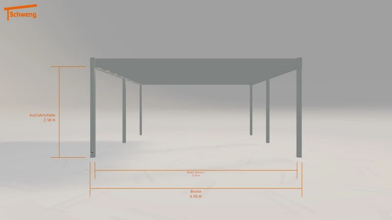 #DE Schweng Flachdachcarport C600+ (ID qdnrzn) #MTG