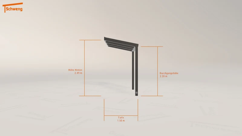 #DE Schweng Terrassenüberdachung S350 (ID 42kbq9)