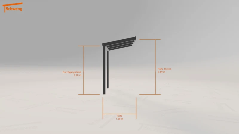 #DE Schweng Terrassenüberdachung S350 (ID 42kbq9)