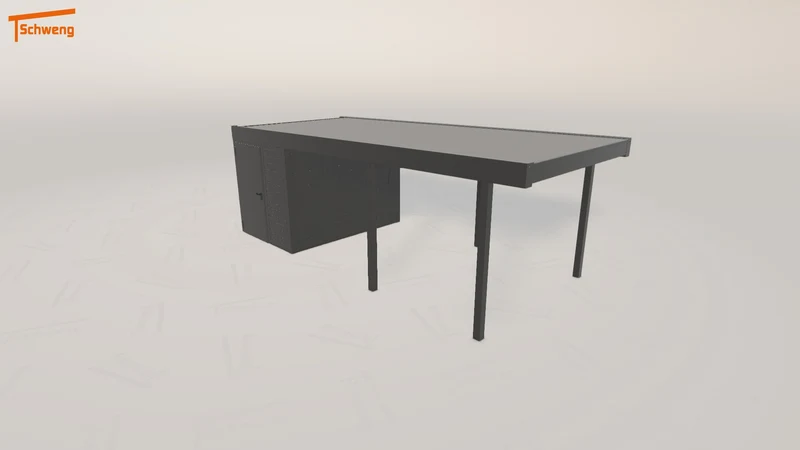 #DE Schweng Flachdachcarport C600+ (ID n5nkwb) #MTG