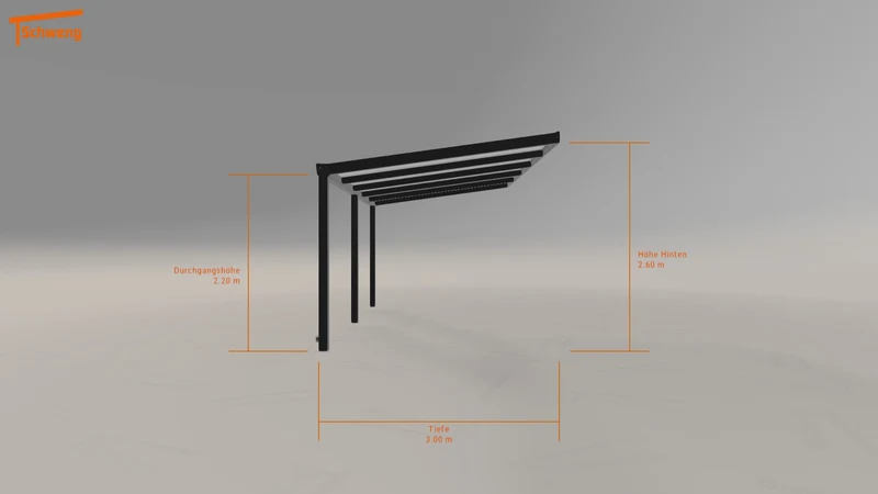 #DE Schweng Terrassenüberdachung S400 (ID 779rk7)
