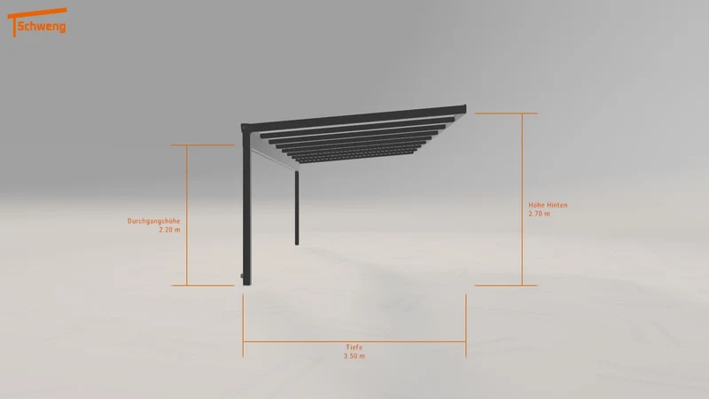 #DE Schweng Terrassenüberdachung S400 (ID dv8y4x)