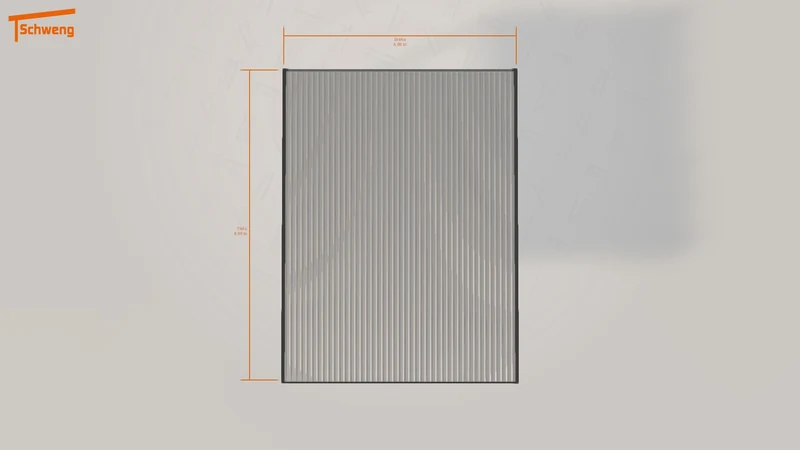 #DE Schweng Flachdachcarport C600 (ID 9w5qvq)
