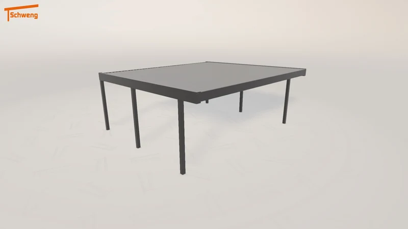 #DE Schweng Flachdachcarport C600+ (ID qdnzn4) #MTG