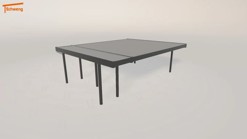 #DE Schweng Flachdachcarport C600 (ID yg245b) #MTG