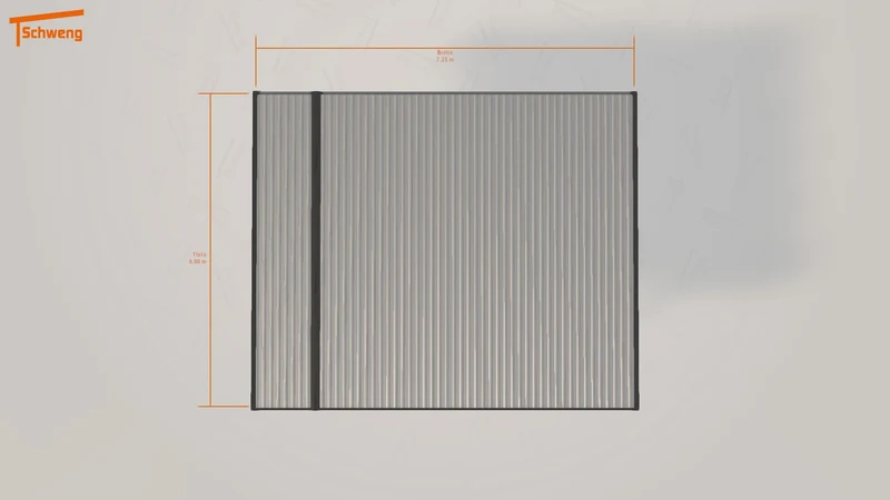 #DE Schweng Flachdachcarport C600 (ID yg245b) #MTG