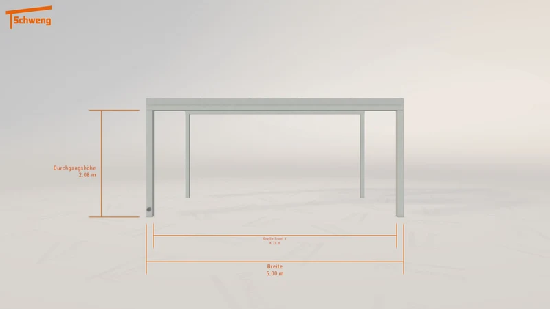#DE Schweng Terrassenüberdachung S350 (ID 779zzz)
