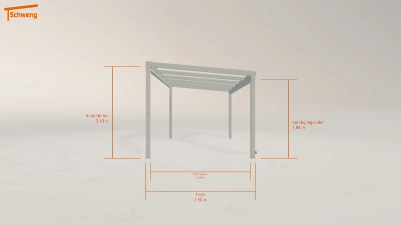 #DE Schweng Terrassenüberdachung S350 (ID 779zzz)