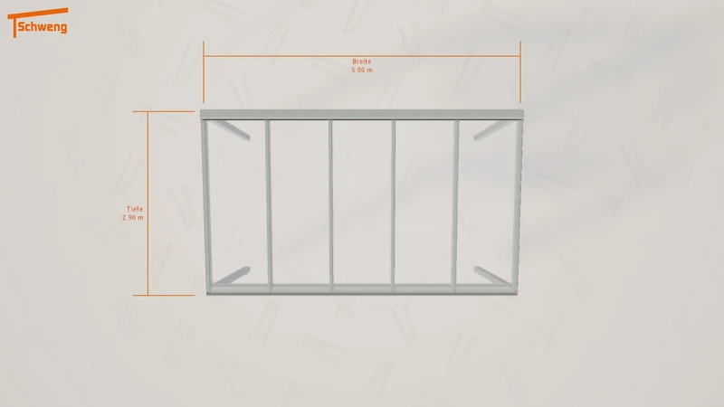 #DE Schweng Terrassenüberdachung S350 (ID 779zzz)