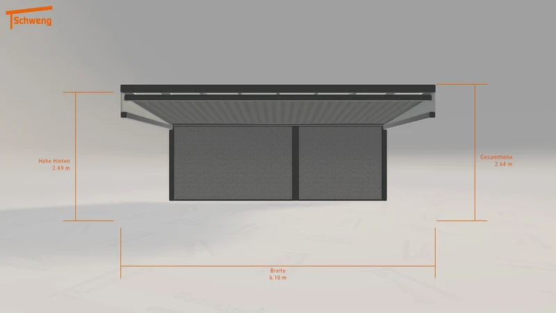 #DE Schweng Terrassenüberdachung S350 (ID 42kbbm)