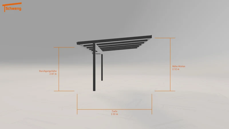 #DE Schweng Terrassenüberdachung S350 (ID n5nkr4)