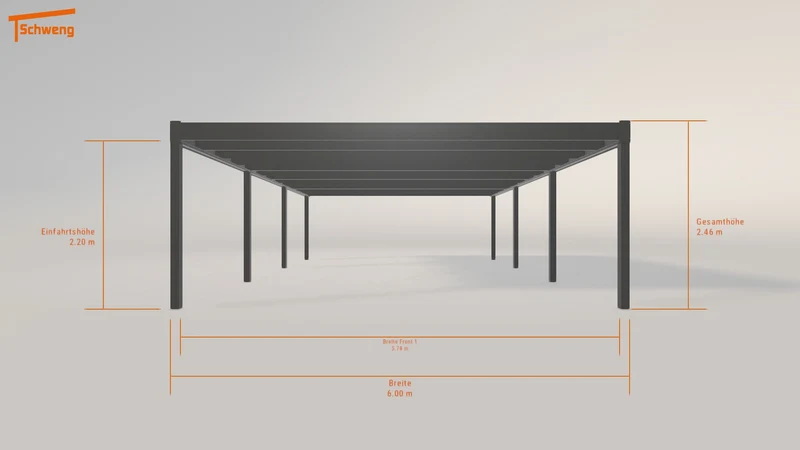 #DE Schweng Flachdachcarport C600 (ID mjqng5) #MTG