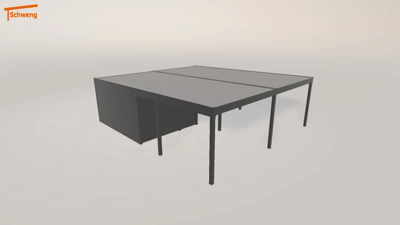 #DE Schweng Flachdachcarport C600 (ID 33kmd9) #MTG