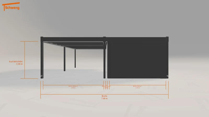 #DE Schweng Flachdachcarport C600 (ID 33kmd9) #MTG