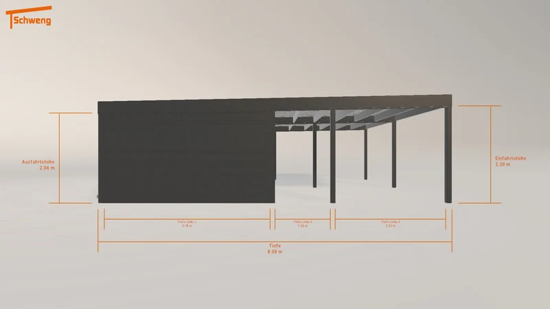 #DE Schweng Flachdachcarport C600 (ID 33kmd9) #MTG
