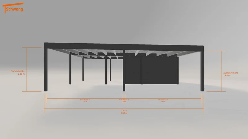 #DE Schweng Flachdachcarport C600 (ID 33kmd9) #MTG