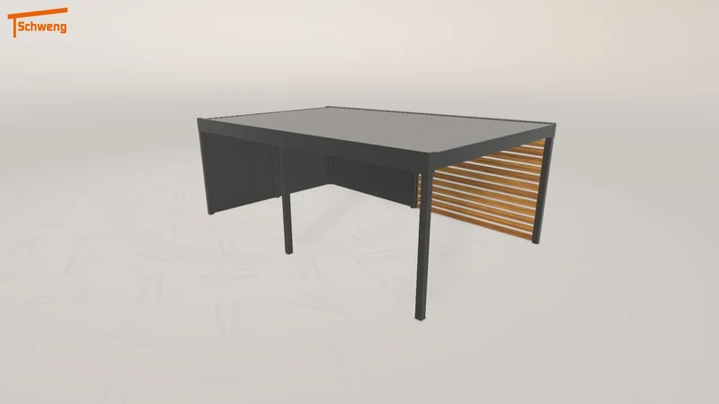 #DE Schweng Flachdachcarport C600 (ID mjqn4g) #MTG