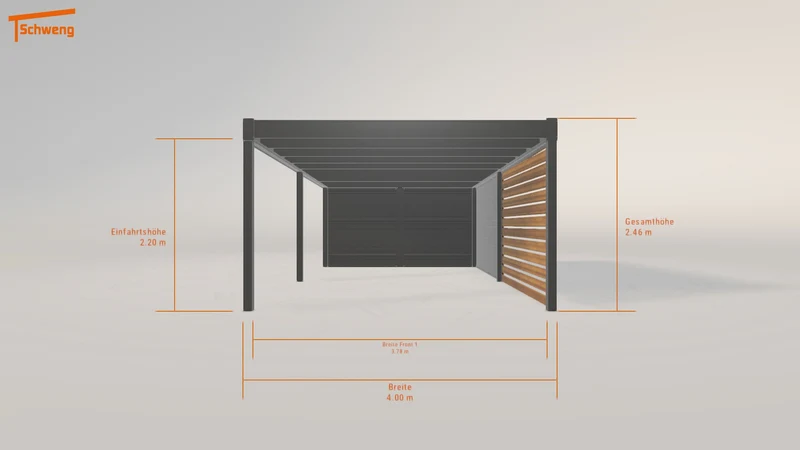 #DE Schweng Flachdachcarport C600 (ID mjqn4g) #MTG