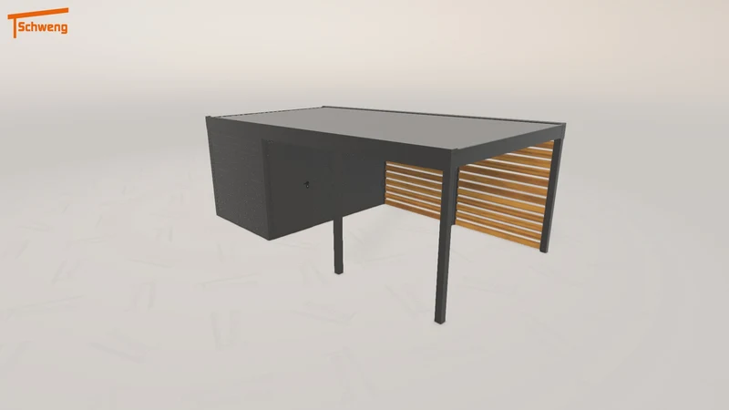 #DE Schweng Flachdachcarport C600 (ID 779npg) #MTG