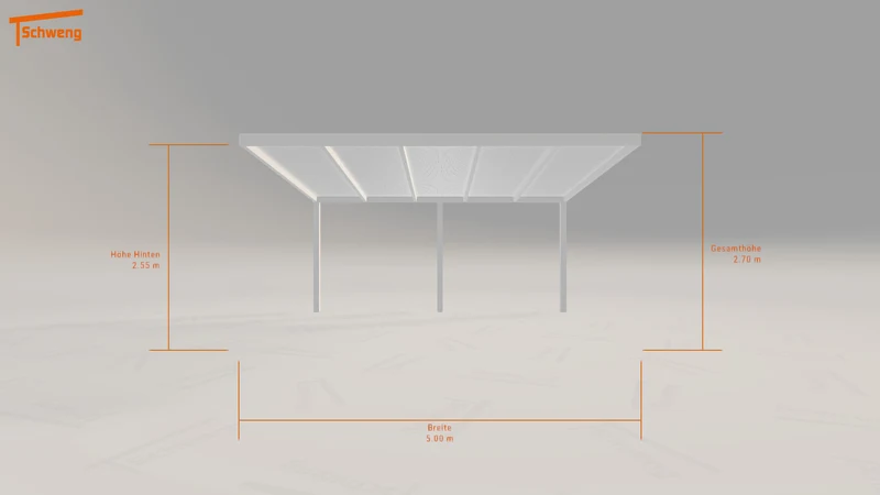 #DE Schweng Pultdachcarport S400 (ID jjnygy)