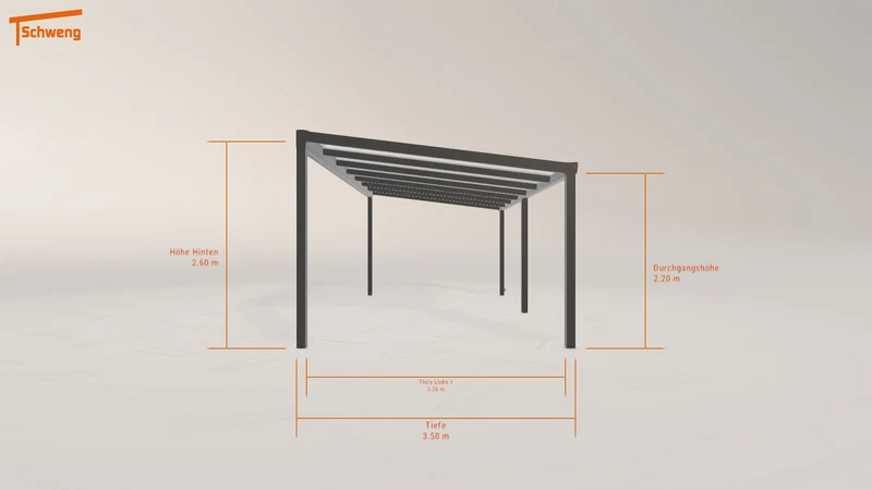 #DE Schweng Terrassenüberdachung S400 (ID yg29zk)