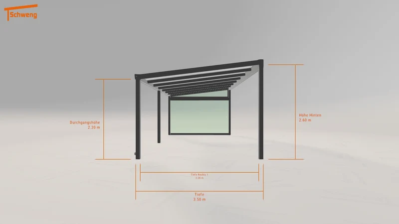 #DE Schweng Terrassenüberdachung S400 (ID 9w59r5)
