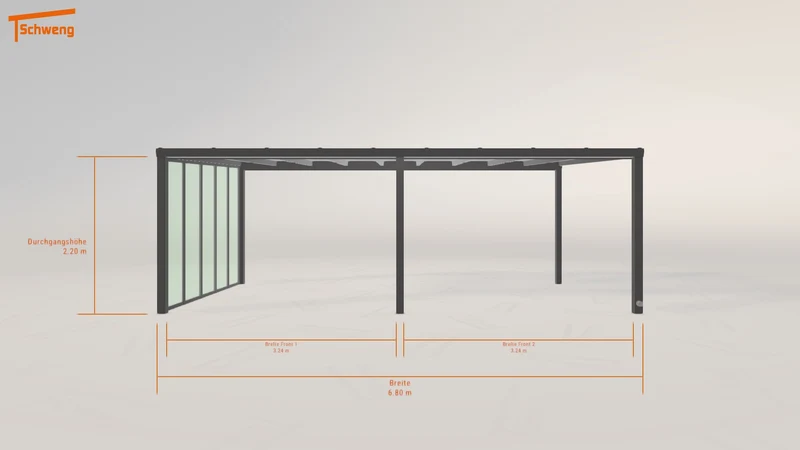 #DE Schweng Terrassenüberdachung S350 (ID qdnz97)