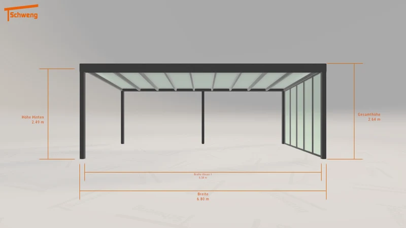 #DE Schweng Terrassenüberdachung S350 (ID qdnz97)
