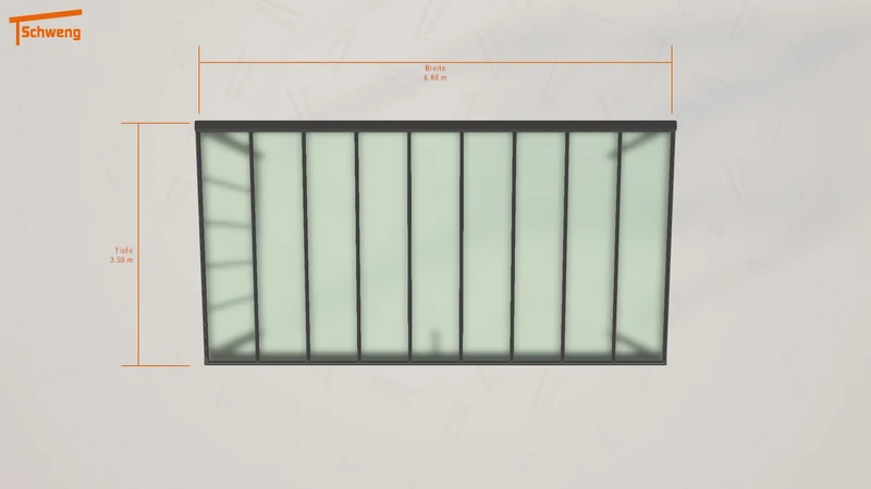 #DE Schweng Terrassenüberdachung S350 (ID qdnz97)