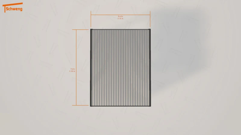 #DE Schweng Flachdachcarport C600 (ID 42kp5y)