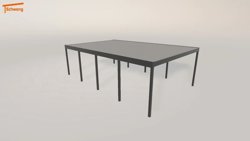 #DE Schweng Flachdachcarport C600 (ID v4pn2y)