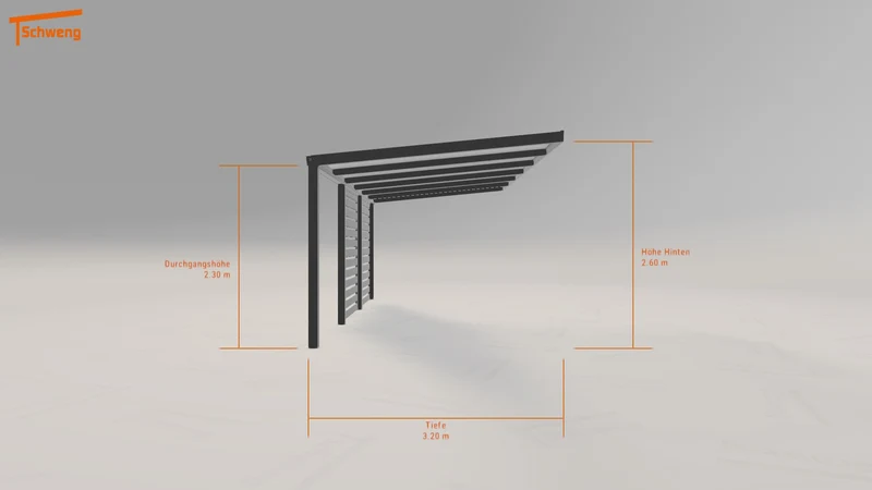 #DE Schweng Pultdachcarport S350 (ID mjqxk8)