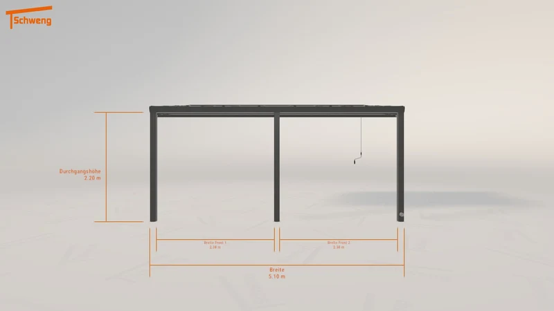 #DE Schweng Terrassenüberdachung S350 (ID v4pmjg)