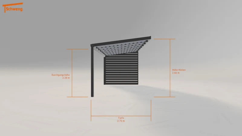 #DE Schweng Terrassenüberdachung S350 (ID 9w5xrg)