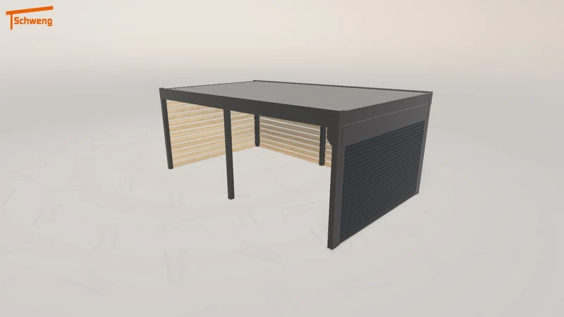 #DE Schweng Flachdachcarport C600 (ID 85ygz2) #MTG