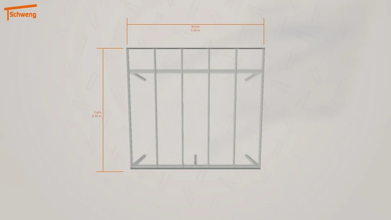 #DE Schweng Pultdachcarport S400 (ID 9w5945)