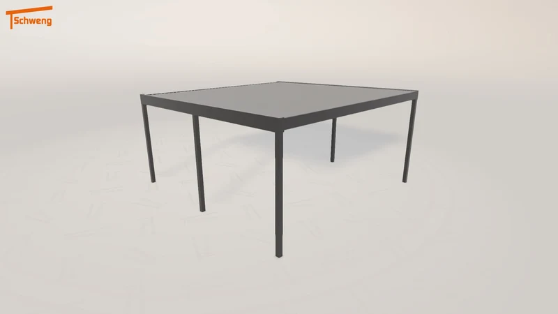 #DE Schweng Flachdachcarport C600 (ID 42kpqy)
