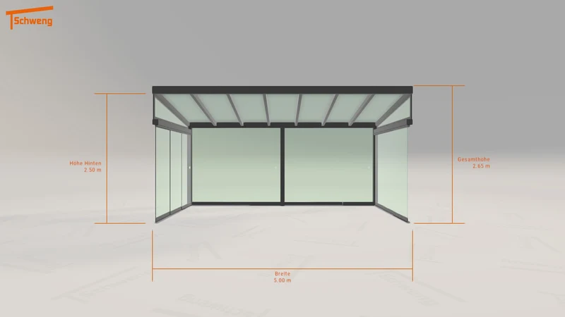 #DE Schweng Terrassenüberdachung S400 (ID rjkmxd)