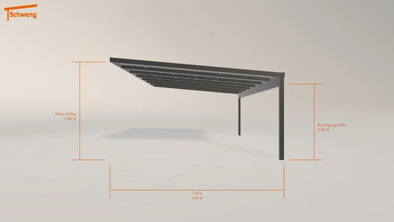 #DE Schweng Pultdachcarport S400 (ID n5ny9v)