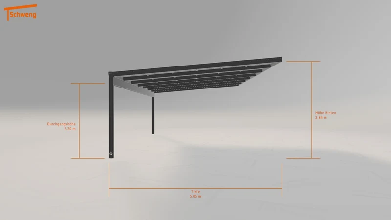 #DE Schweng Pultdachcarport S400 (ID n5ny9v)